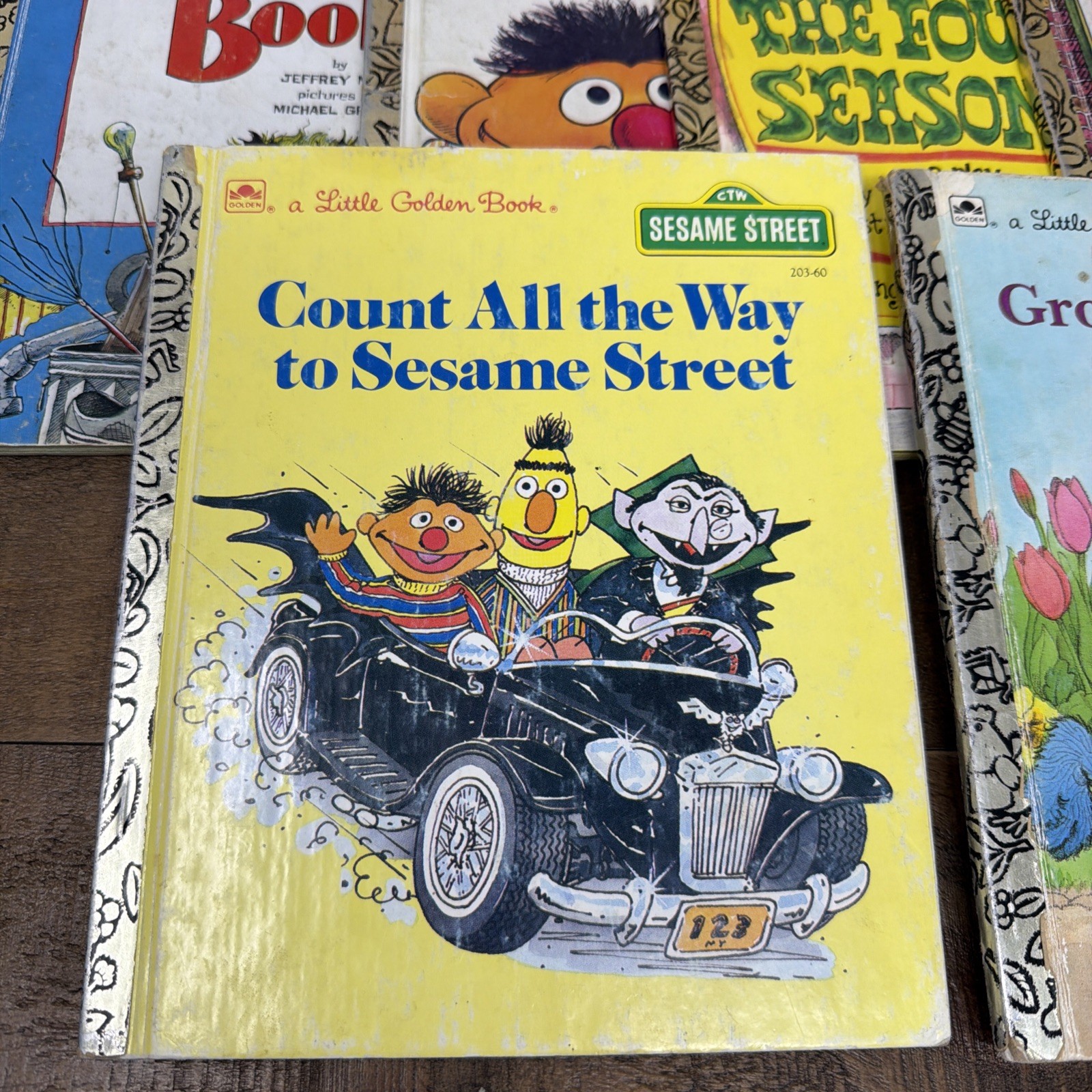 Sesame Street A Little Golden Book Vintage Children&rsquo;s Books 1970-80s