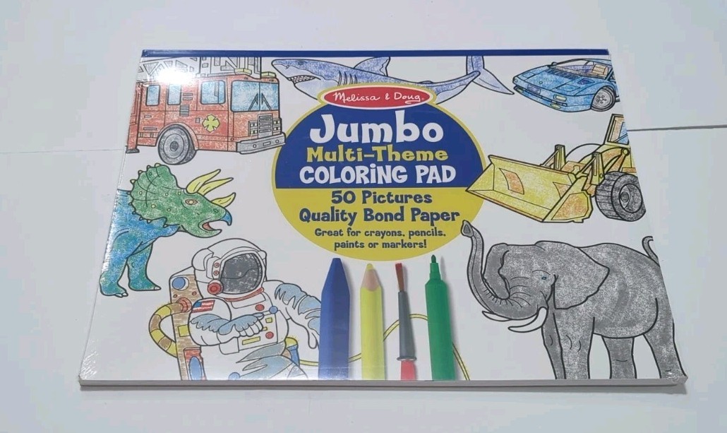 Lot Of 5 – Various Themed Children&rsquo;s Coloring Book, Sticker Book, Activity Books
