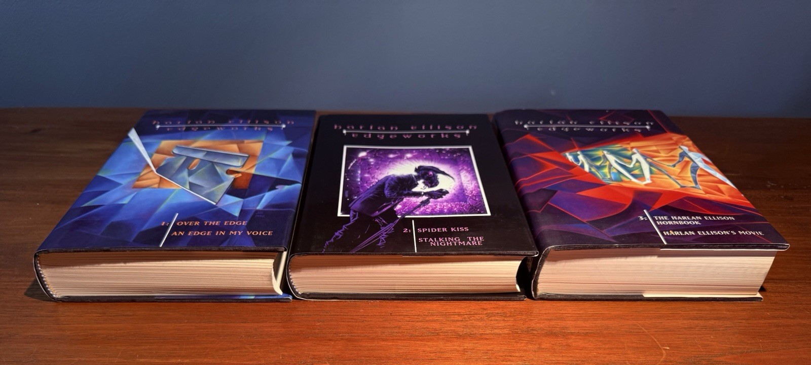 Edgeworks Vol. 1, 2 & 3 by Harlan Ellison First Edition HC Book Lot Rare OOP SF