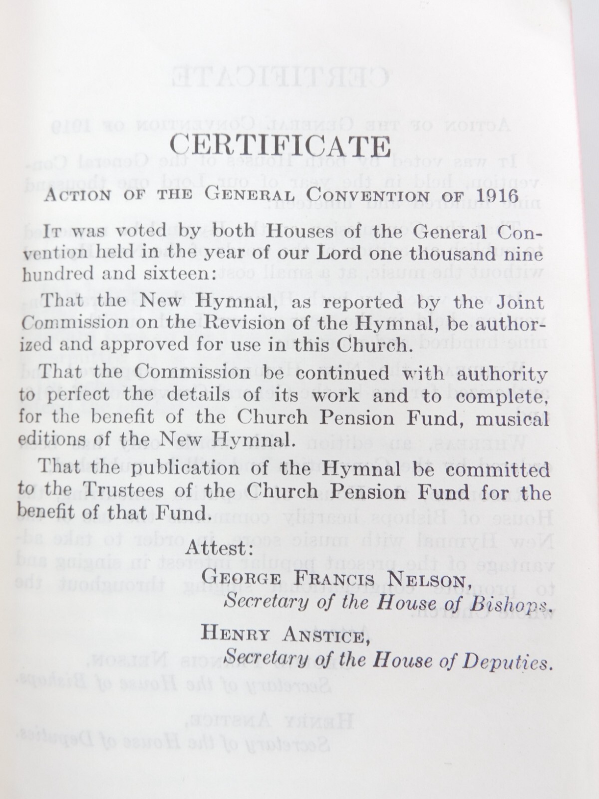 Antique Hymnal Protestant Episcopal Church 1920 Pocket Sized 578 Pgs 3-1/4&Prime;x 5&Prime;