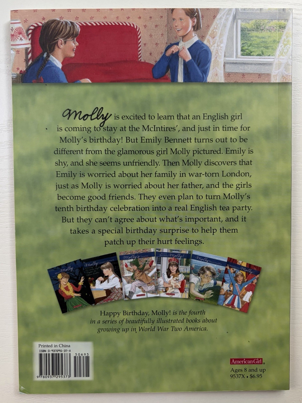 American Girl Meet Molly: An American Girl Valerie Tripp 1988 Illustrated PB