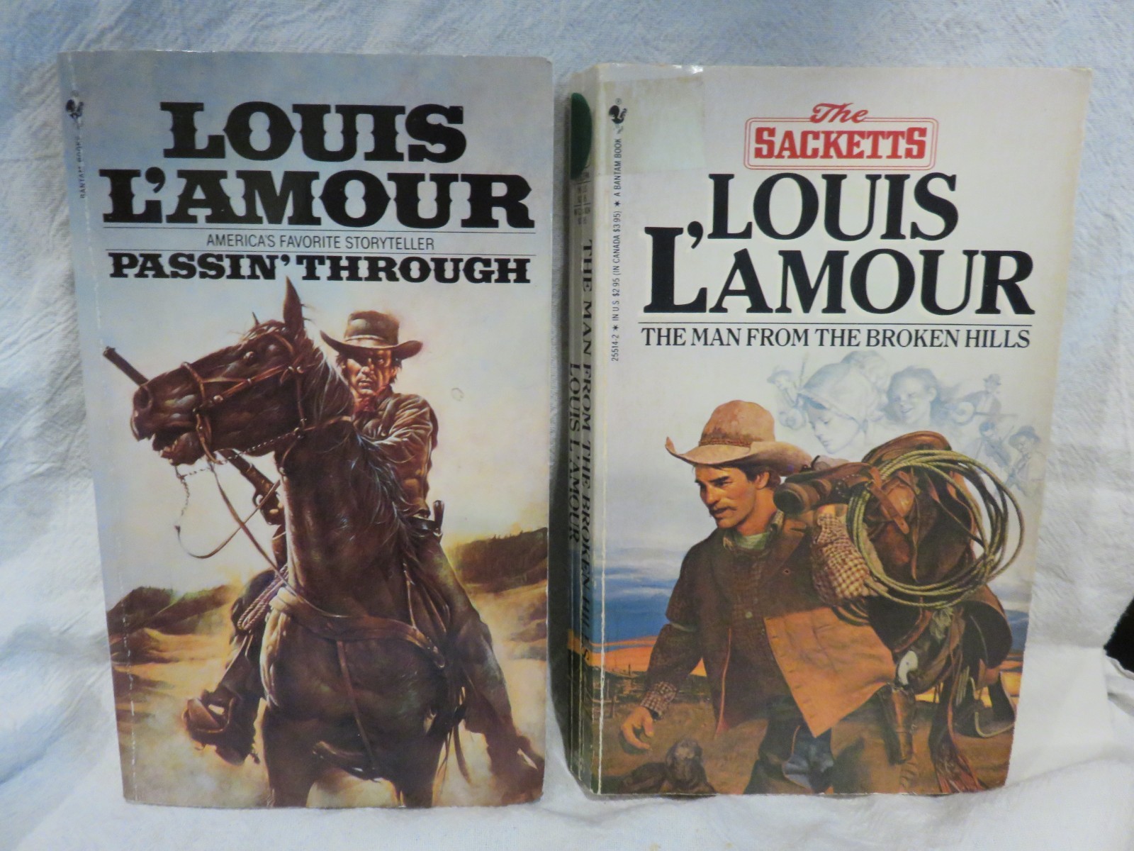 Lot of 16 Louis L&rsquo;Amour Western Paperback Books Sackett & More