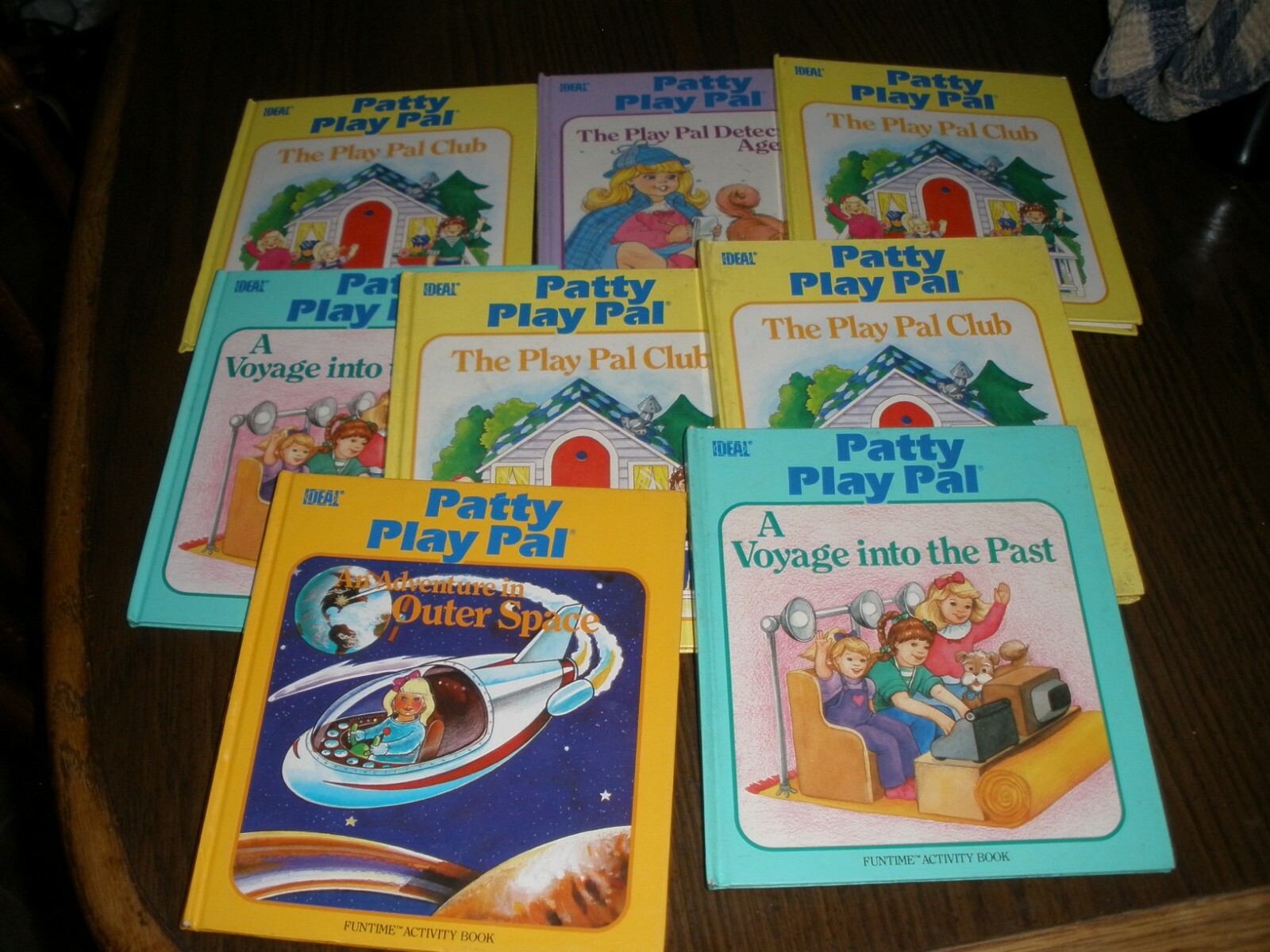 LOT OF 9 IDEAL PATTY PLAY PAL HARD COVER BOOKS FUNTIME ACTIVITY BOOK 1980&rsquo;S