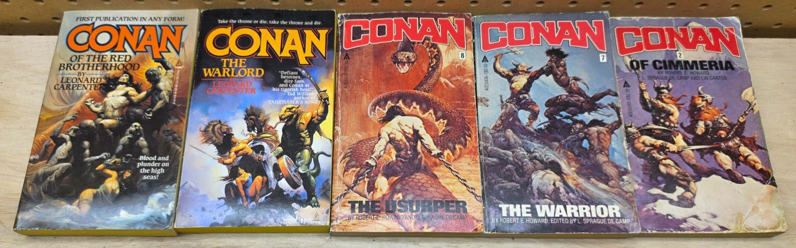 32 Vintage « CONAN the BARBARIAN » Book Lot Robert E Howard SHIPS NEXT DAY