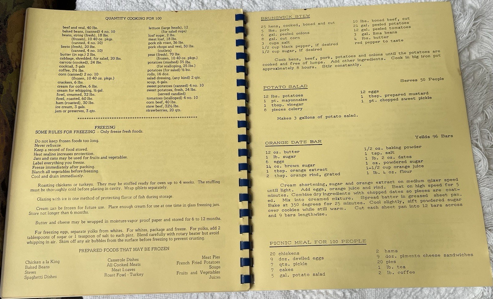 Belleville Illinois IL Bi-Centennial Cookbook Recipes 1976