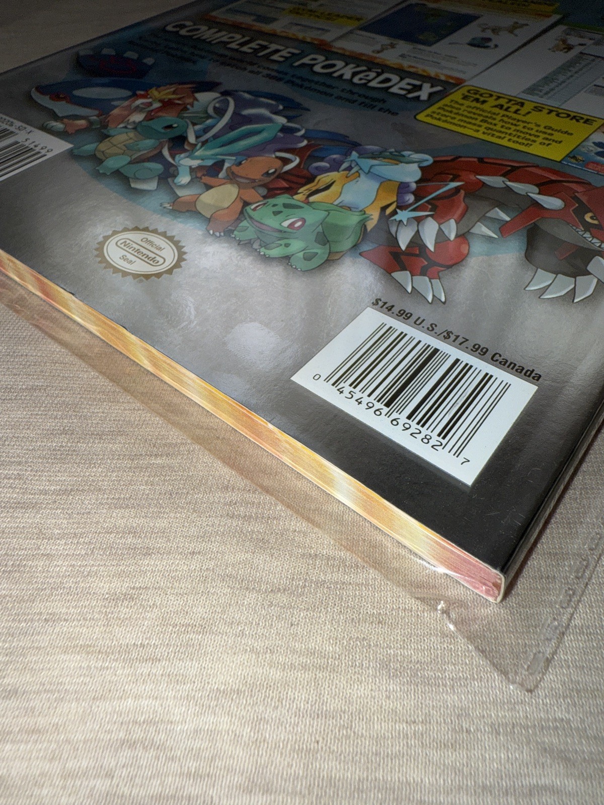 Pokemon FireRed LeafGreen GBA Official Nintendo Player&rsquo;s Strategy Guide NM Clean