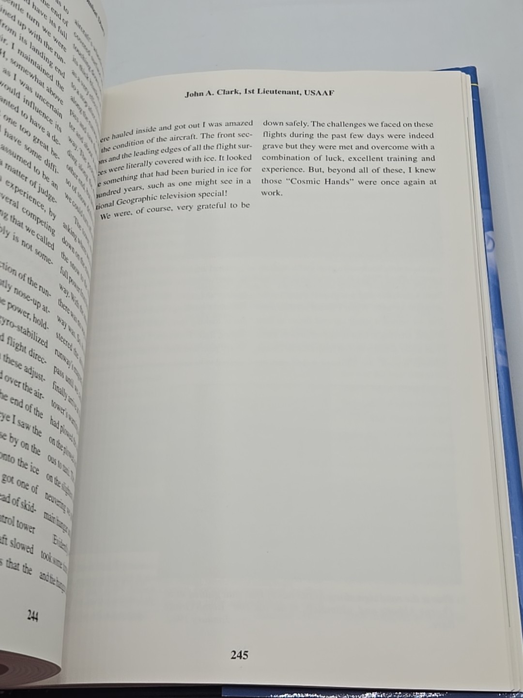 AN EIGHTH AIR FORCE COMBAT DIARY: COMBAT MISSIONS FLOWN By John A. Clark HCDJ