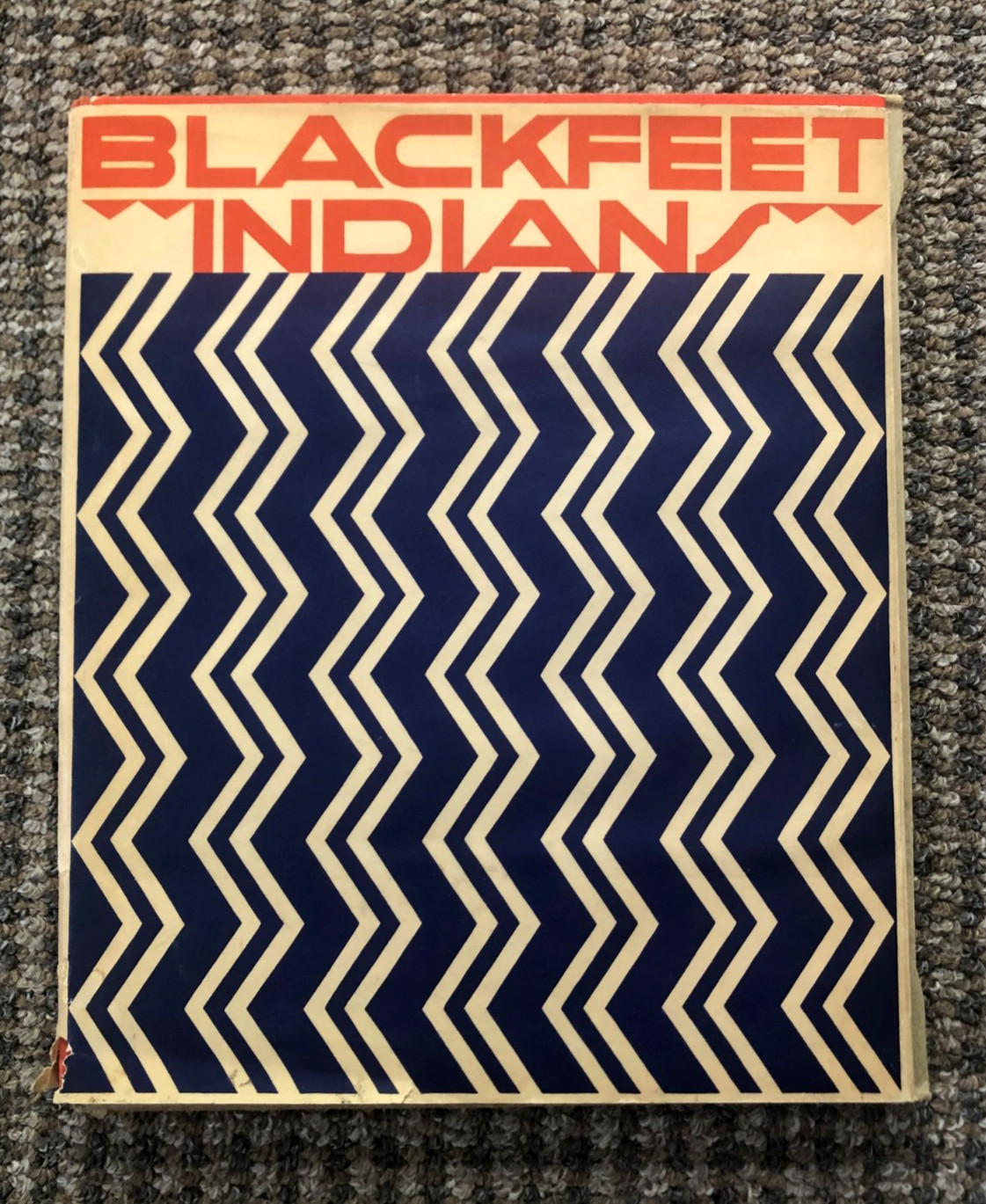 VINTAGE « Blackfeet Indians » by Frank Linderman; illustrations by Winold Reiss
