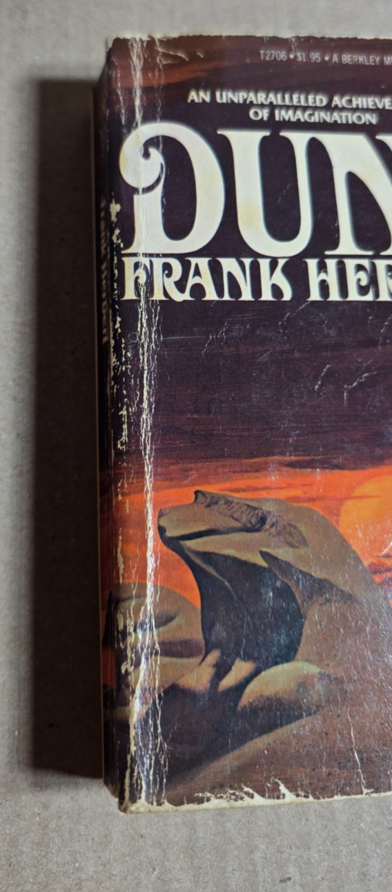 Dune by Frank Herbert paperback book Berkley 1975