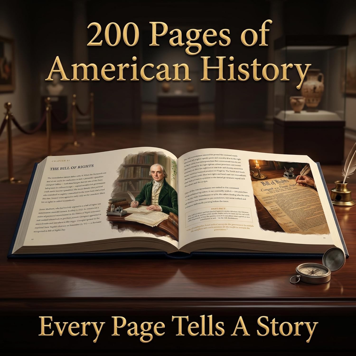 250 Years of American History: America&rsquo;s 250th Anniversary Coffee Table Book