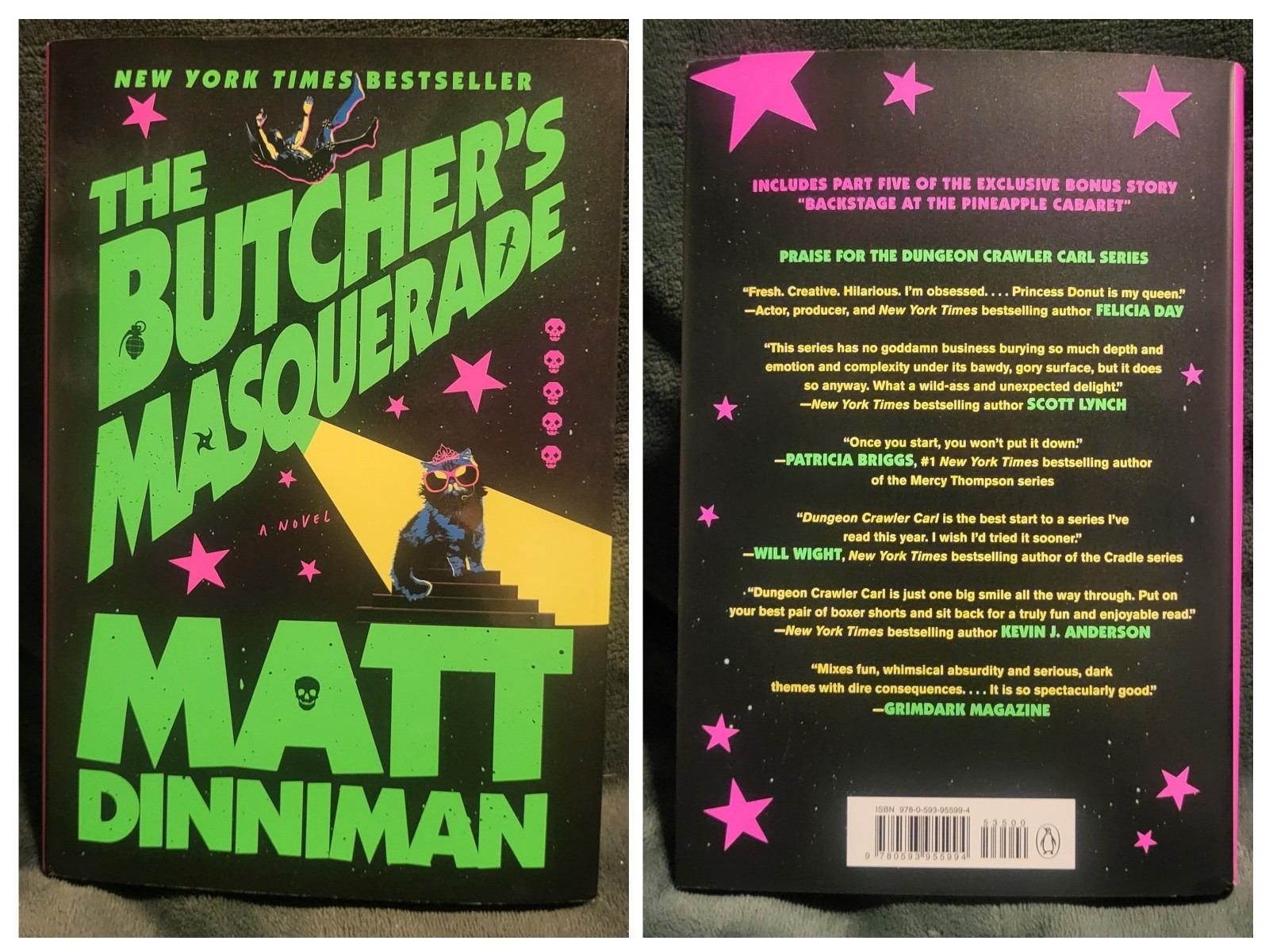 Dungeon Crawler Carl 1-8 Matt Dinniman Hardcover Set Complete 🍩 🐈
