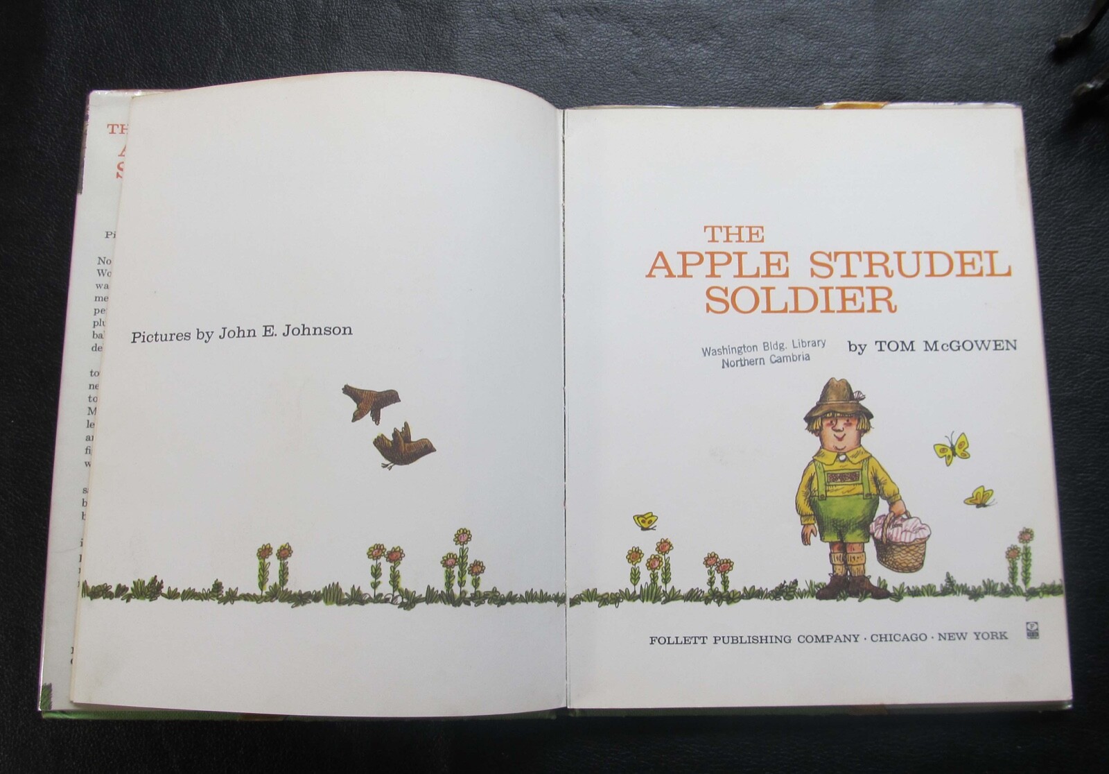 The Apple Strudel Soldier ~ Tom McGowen ~ 1968 ~ First Edition ~ Ex Library ~ DJ
