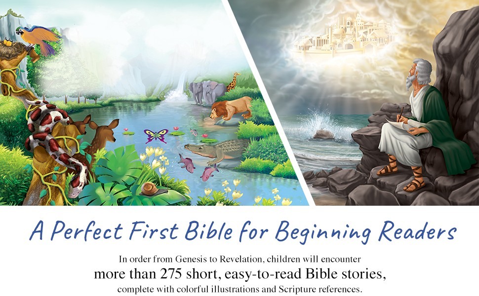 SALE! Complete Illustrated Children&rsquo;s Bible, Hardback, Full Color, 400+ Pages