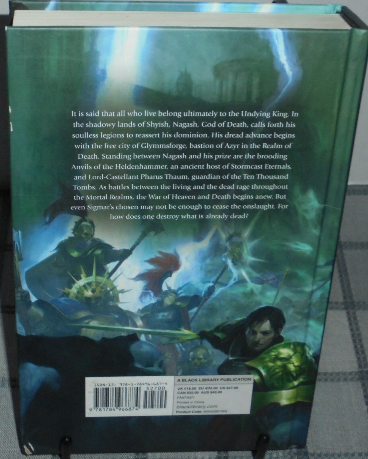 WARHAMMER AGE OF SIGMAR SOUL WARS BY JOSH REYNOLDS HARDCOVER 2018 16CM X 24CM