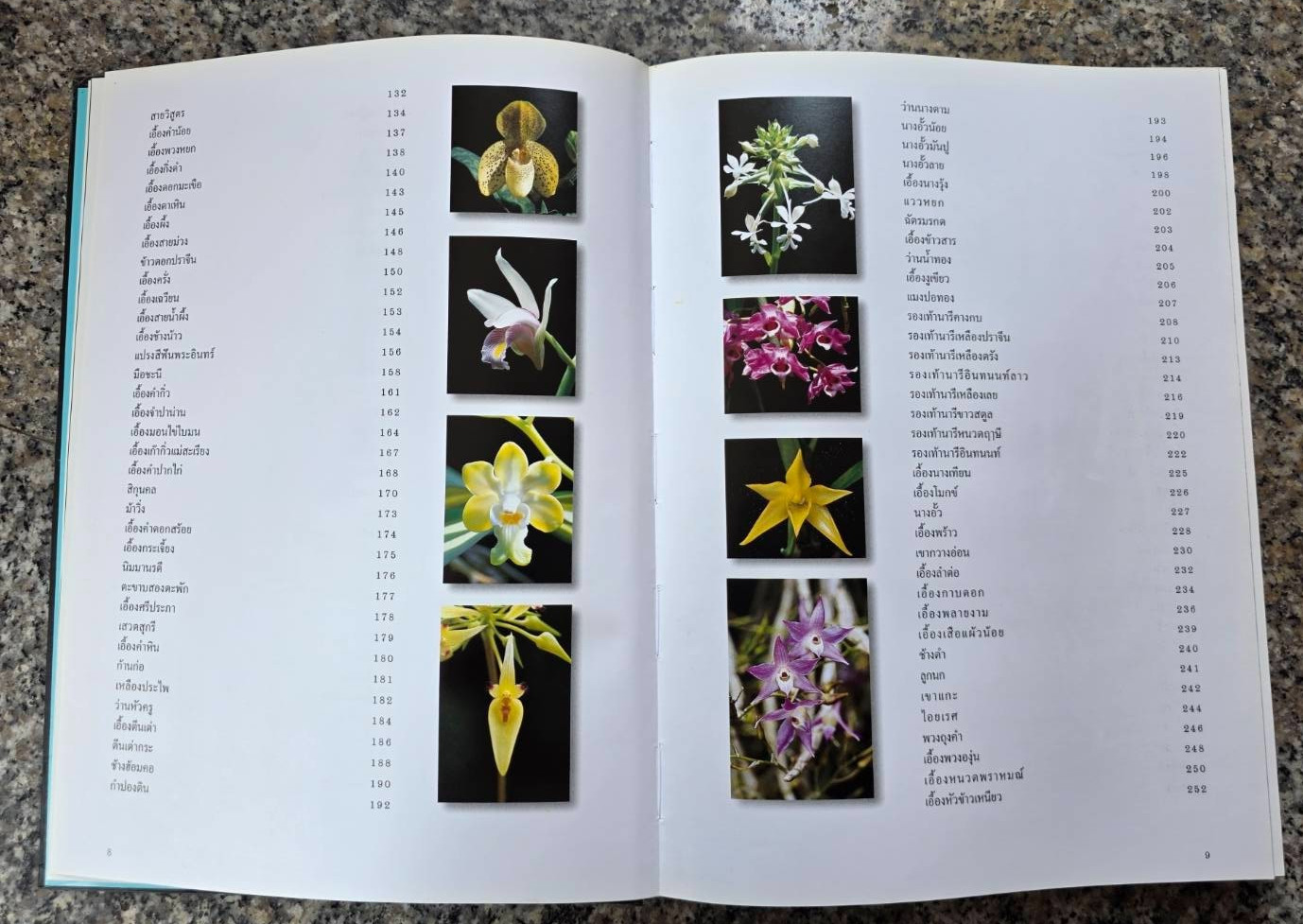Hardcover book featuring all  » Thai orchids.  » ( Hardcover)