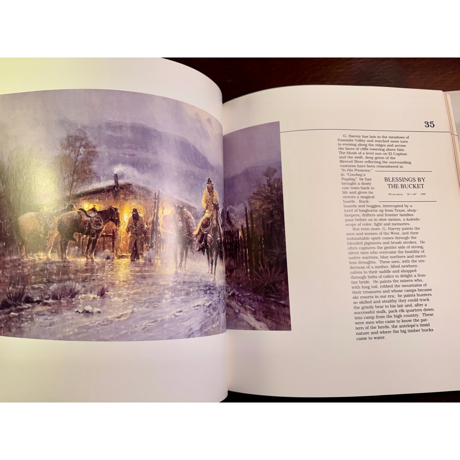 The Golden Era A Celebration of Light by G. Harvey 1990 – Signed