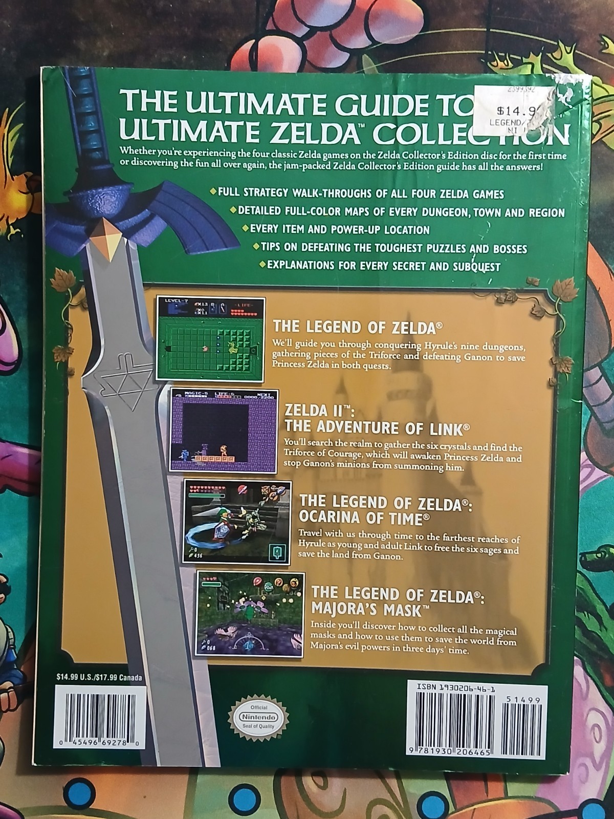 The Legend of Zelda Collector&rsquo;s Edition Gamecube Official Players Strategy Guide