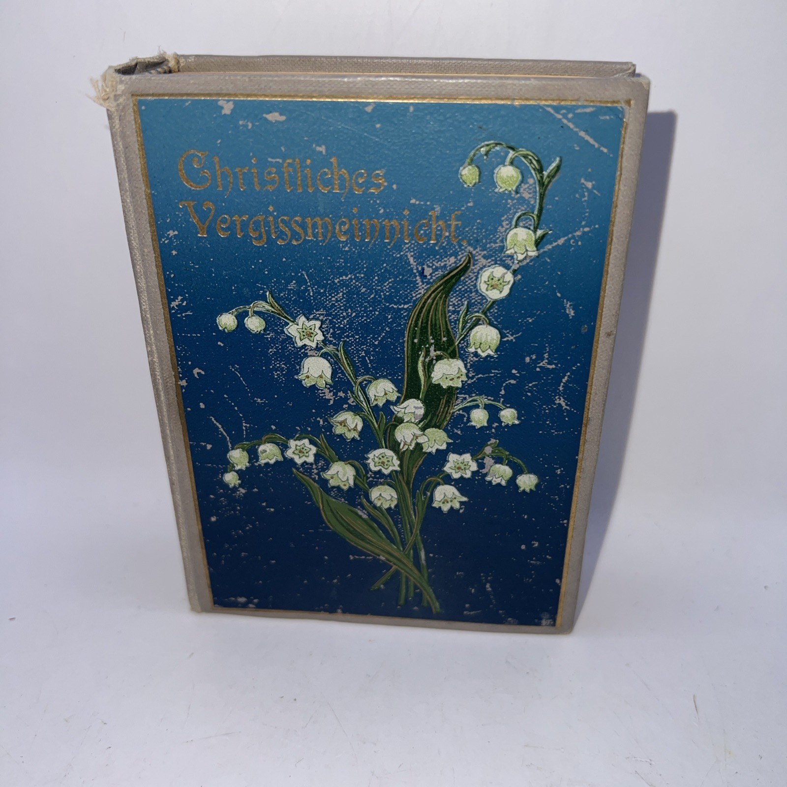 Vintage Forget Me Not German Prayer Book « Christliches Vergissmeinnicht »