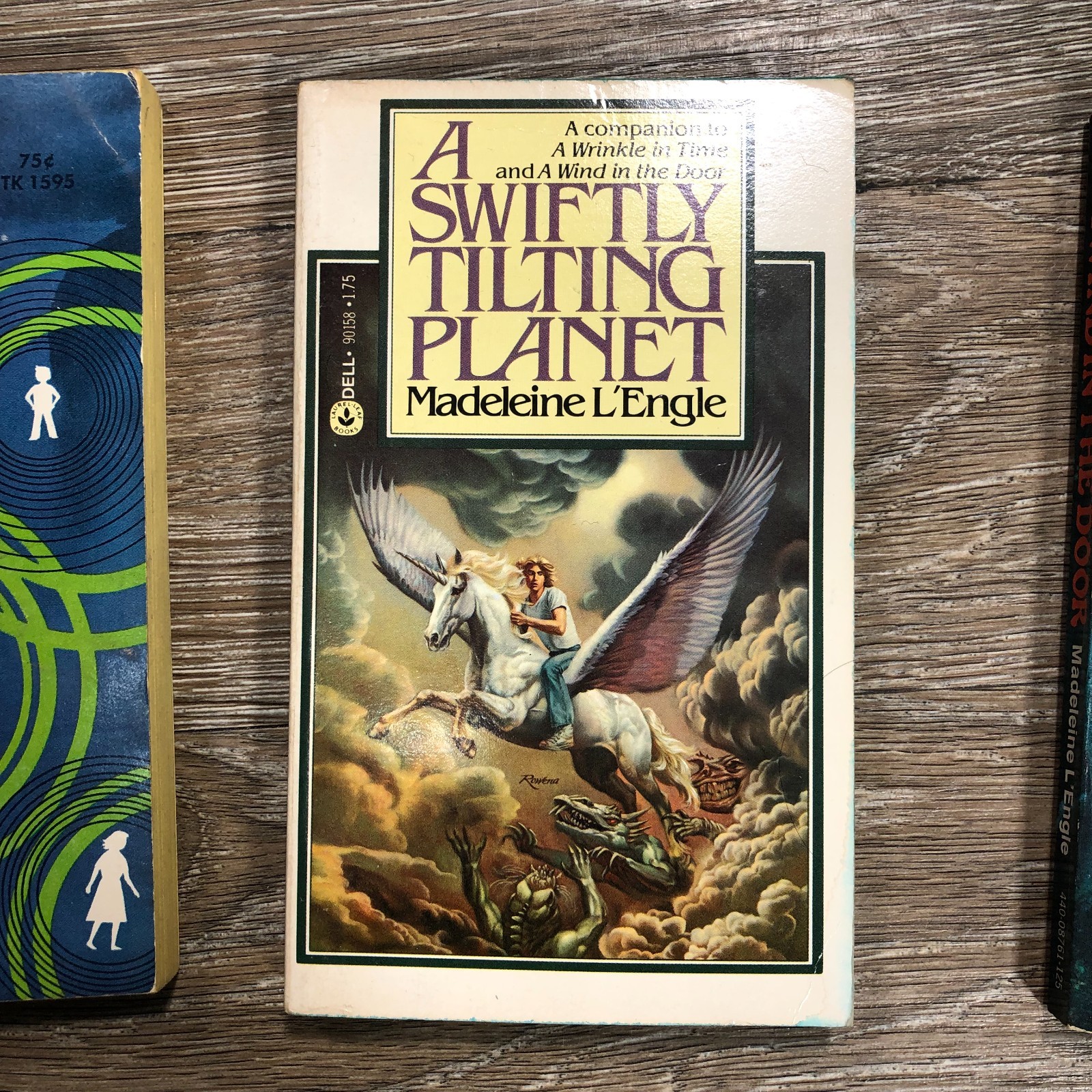 Madeleine L&rsquo;Engle 3 Books Wrinkle in Time Wind in Door Tilting Planet Vintage