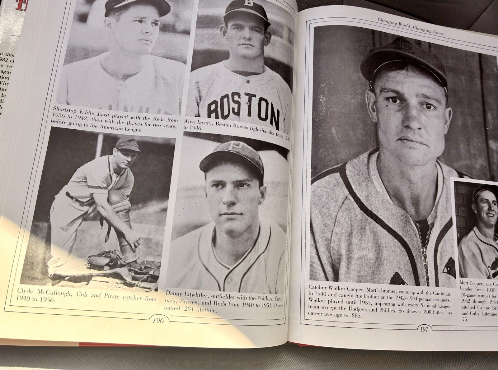 Two Book Set – The American League and The National League Hardcover 1987