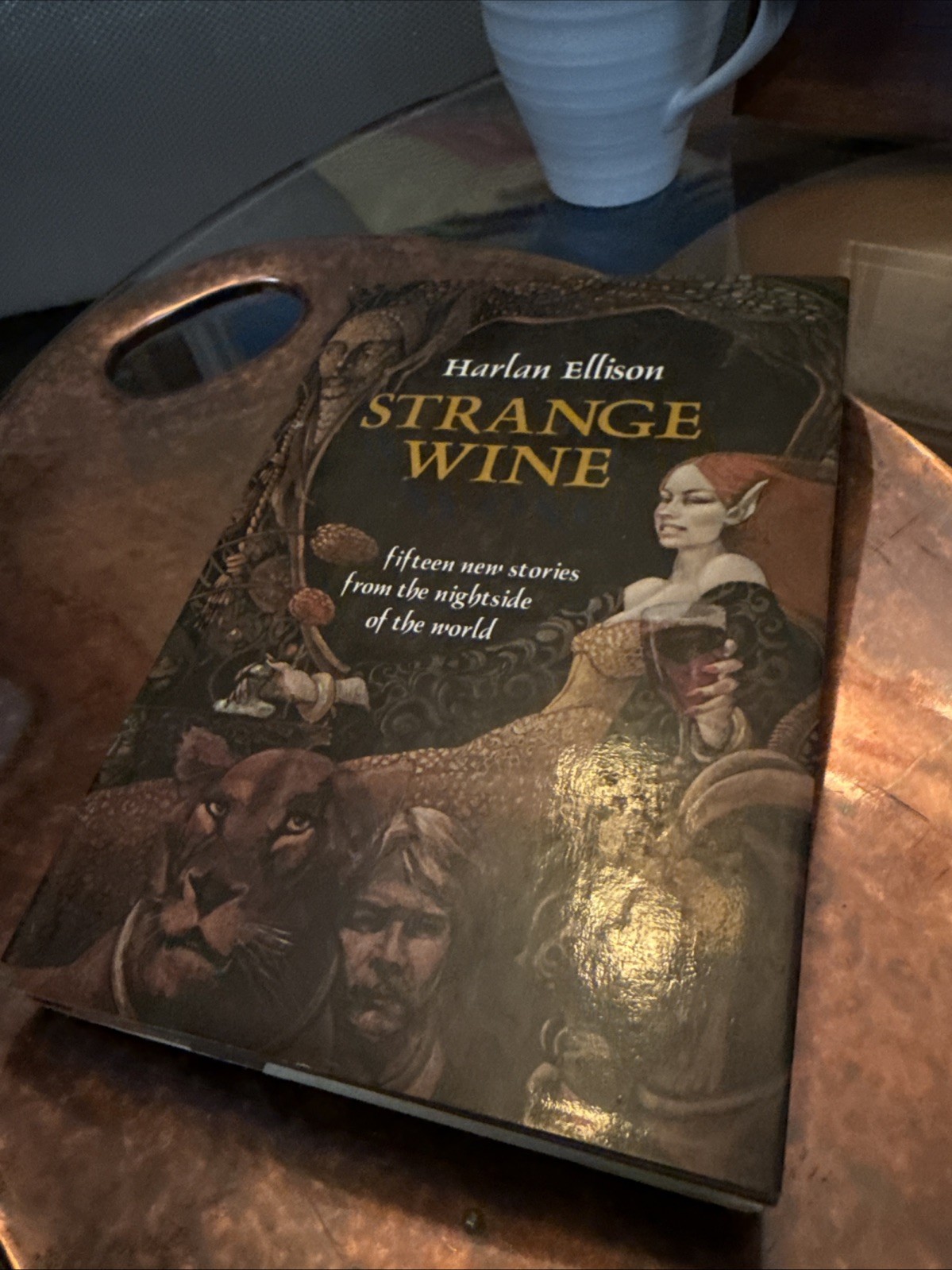 SIGNED Harlan Ellison Strange Wine 1st Edition Hardcover Book DJ 1978 Sci-Fi