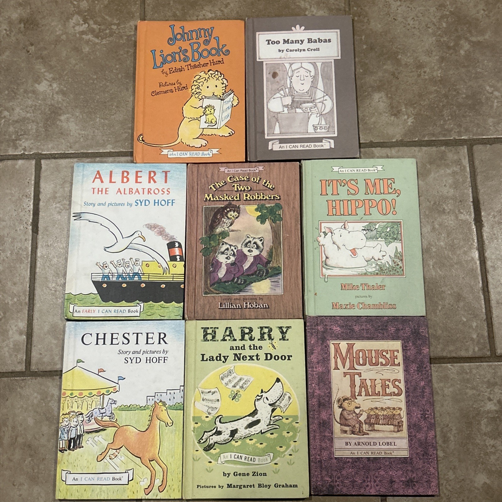 Lot Of 8 Vintage Children&rsquo;s Harper & Row Hardback I Can Read Books 60-80s