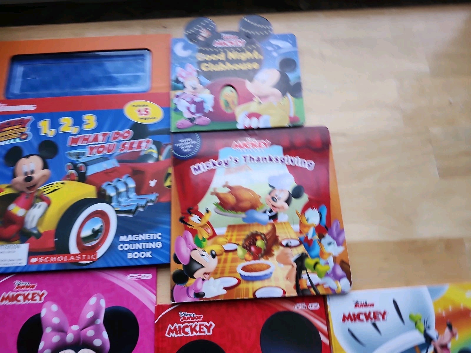 Disney Mickey Mouse Children&rsquo;s HC Book Lot Disney Junior Play With