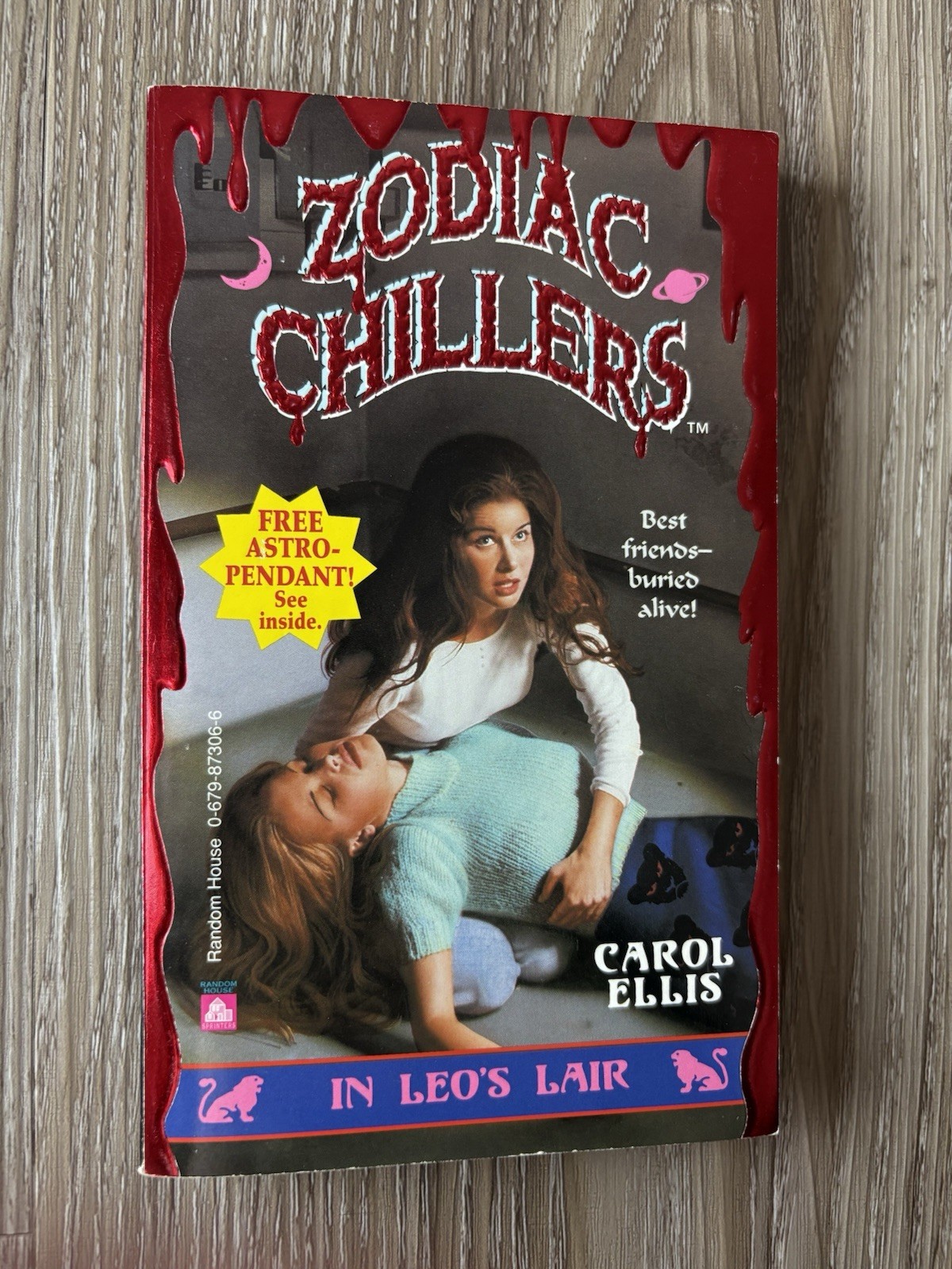 Zodiac Chillers In Leo’s Lair Carol Ellis Vintage YA Horror Thriller Paperback