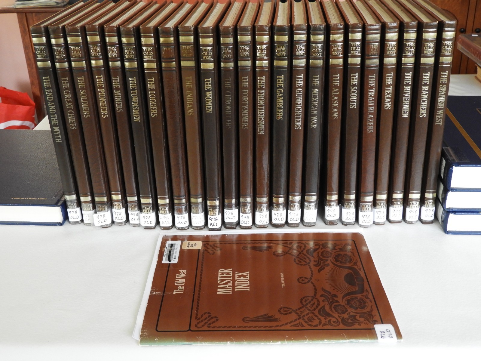 Classics of the Old West Time Life 23 Volumes Leather Bound Vintage