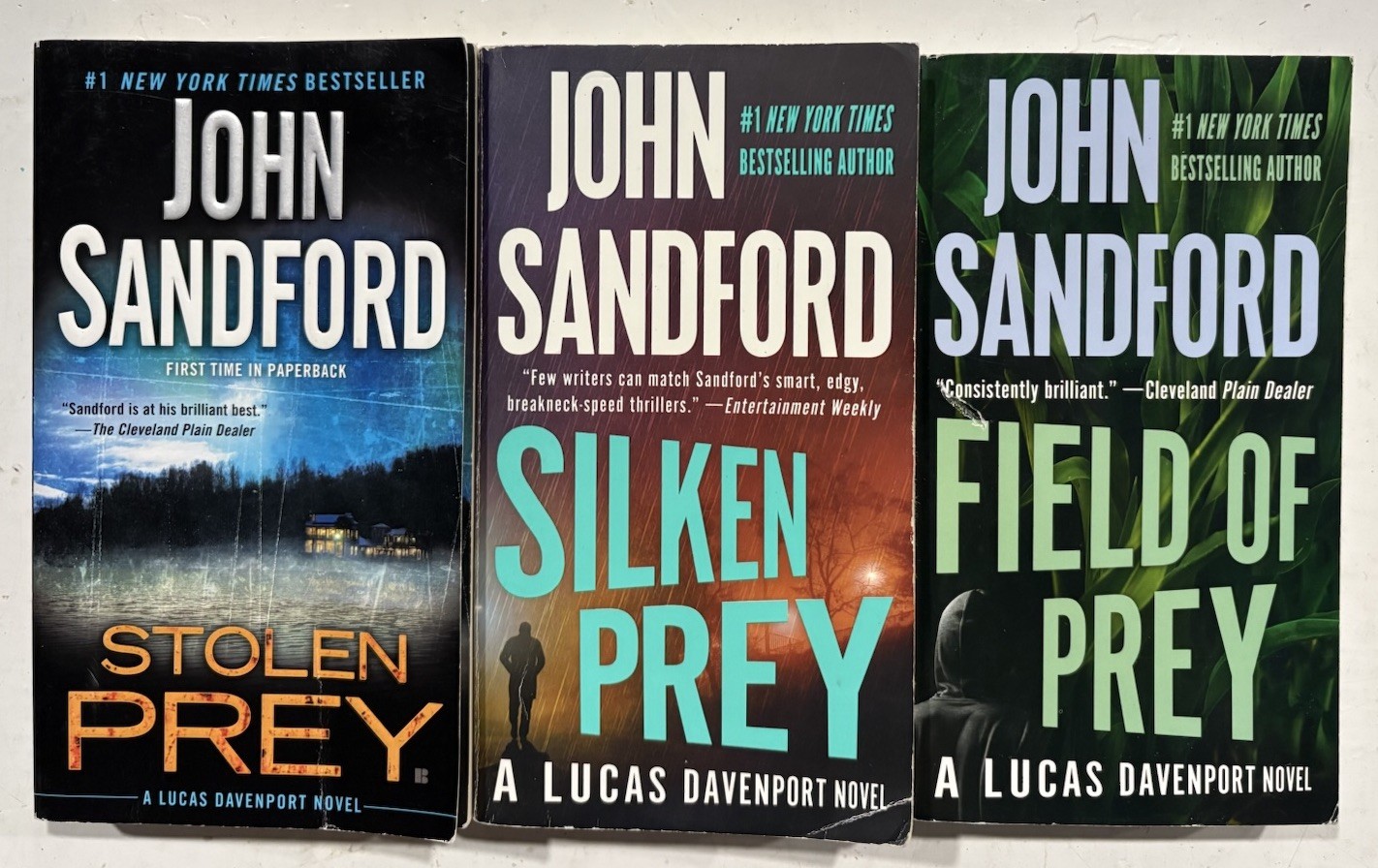 36 Book Lot Complete Lucas Davenport « PREY » Series #1-35+1 JOHN SANDFORD Set