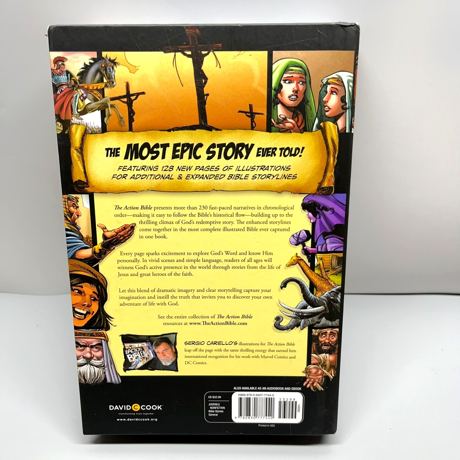 The Action Bible God&rsquo;s Redemptive Story Illust Sergio Cariello 2020 1st Edition