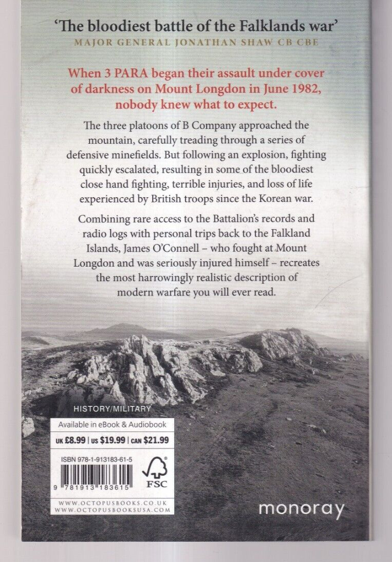 3 DAYS IN JUNE: 3 PARA&rsquo;S BATTLE FOR MOUNT LONGDON by James O&rsquo;Connell 2022 TPB)S5