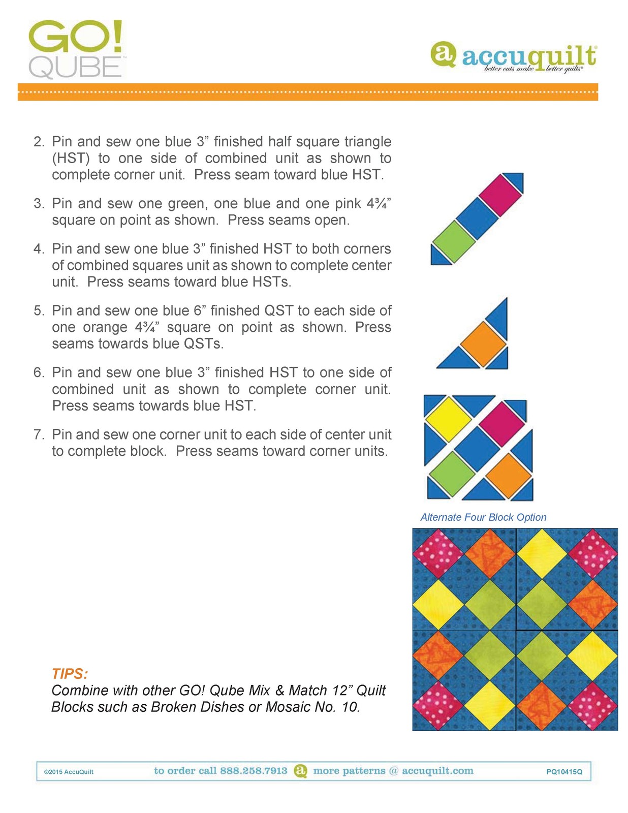 ACCUQUILT Go Qube 12&Prime; Blocks – STEEL WIRE BOUND – PROTECTIVE COVERS