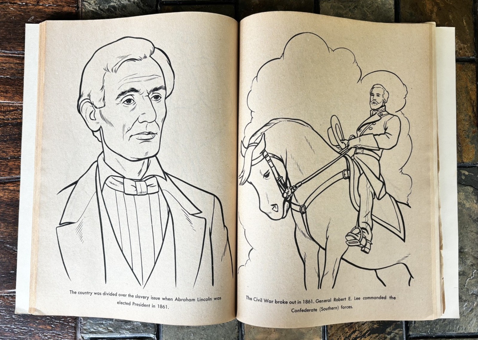 Vintage 1970&rsquo;S BICENTENNIAL 1776 – 1976 AMERICAN HISTORY COLORING BOOK unused