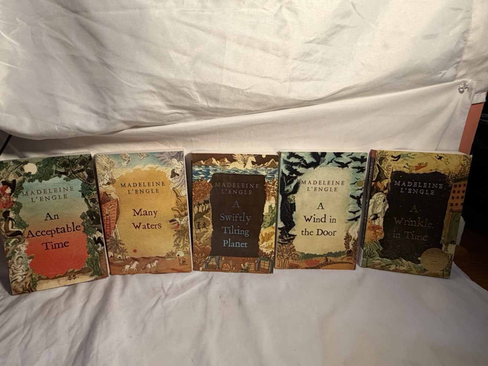 Square Fish Wrinkle in Time Quintet Box Set 5 Books by Madeleine L&rsquo;Engle