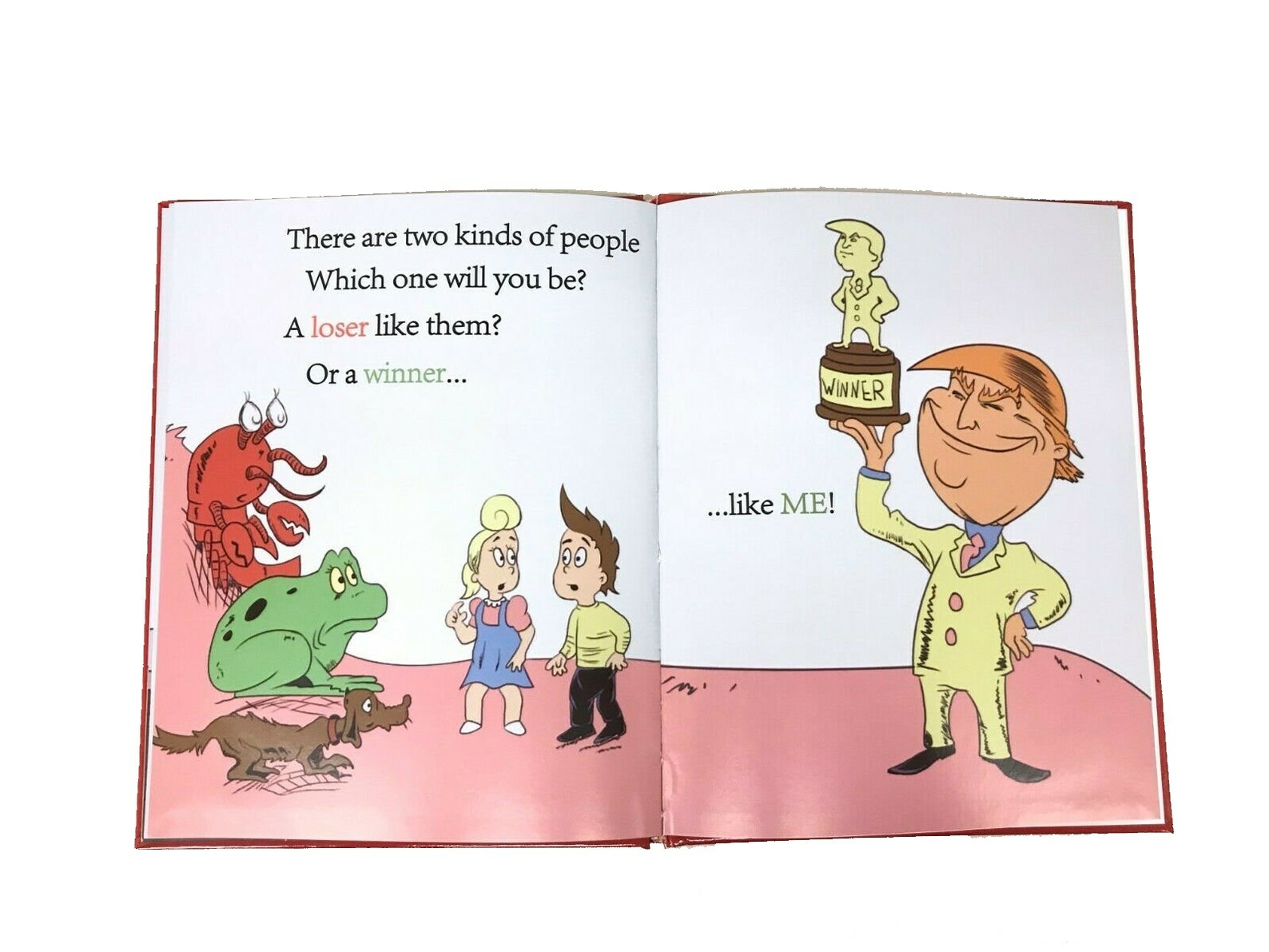 Hardcover Winners Aren&rsquo;t Losers Donald Trump Children&rsquo;s Book