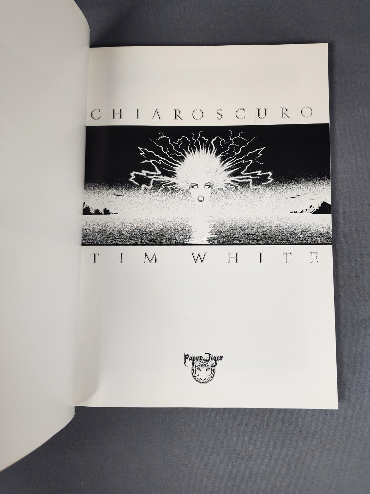 CHIAROSCURO Tim White First Edition 1988 Fantasy Sci-Fi Art Book Paper Tiger