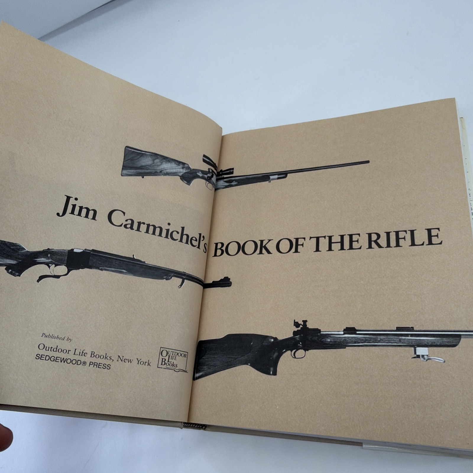 Jim Carmichael&rsquo;s Book of the Rifle. First Edition HC/DJ, 1985. Reference