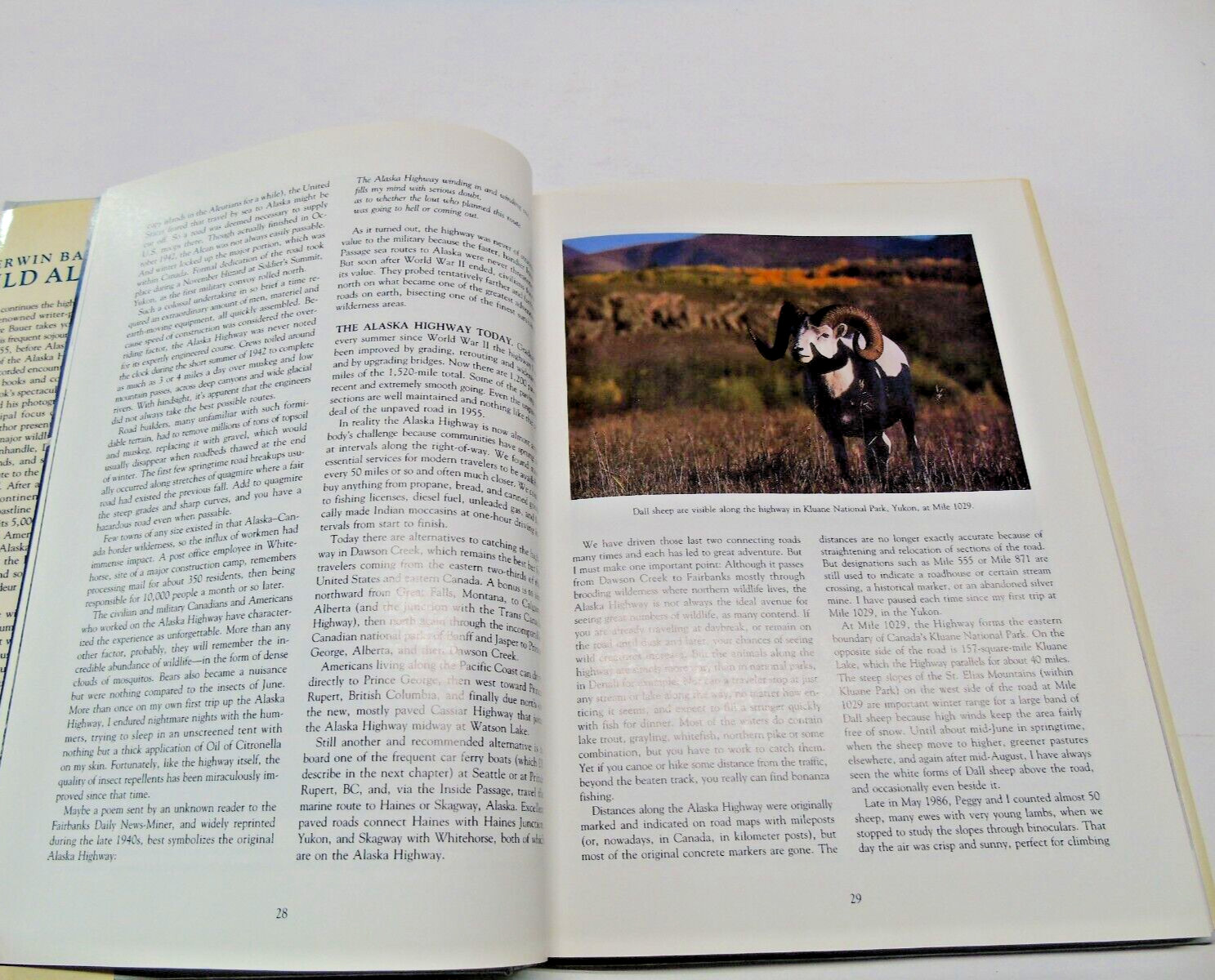 Wild Alaska An Outdooor Life Book by Erwin & Peggy Bauer 1988 Photos Base Maps