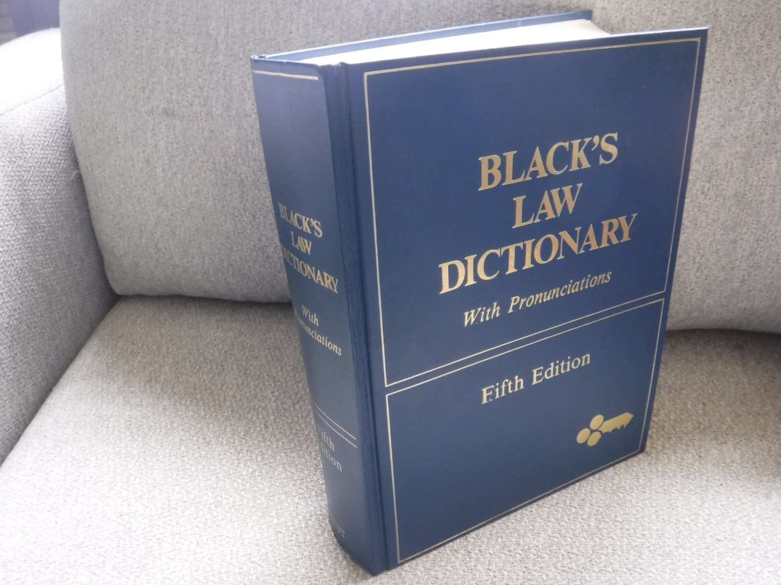 Black&rsquo;s Law Dictionary Fifth Edition with Pronunciations 1979 Hardcover West Pub