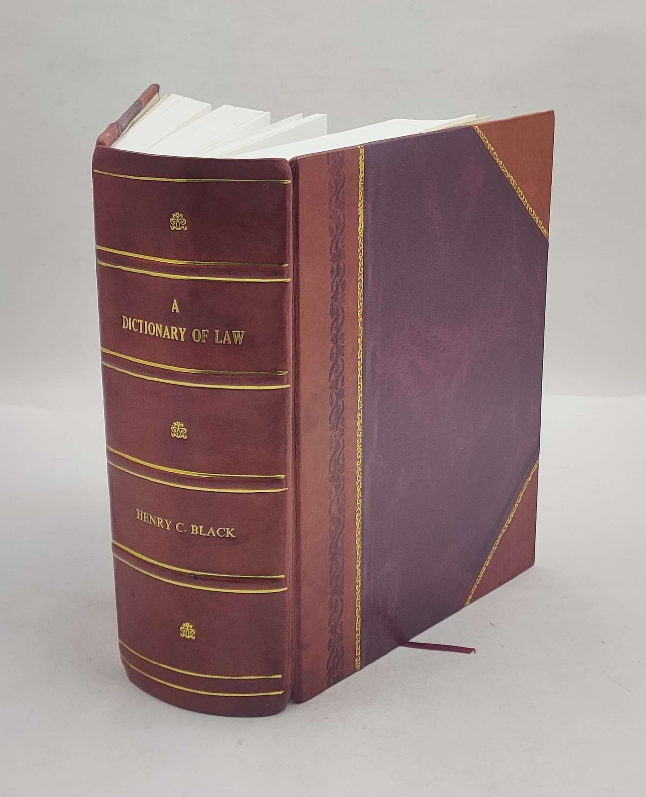 Black&rsquo;s Law Dictionary 1st Edition 1891 1891 by HENRY CAMPBELL B [Leather Bound]