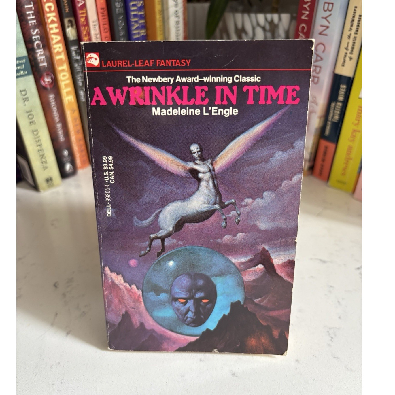 Madeleine L&rsquo;Engle A Wrinkle in Time Paperback Dell Publishing Fantasy 1976