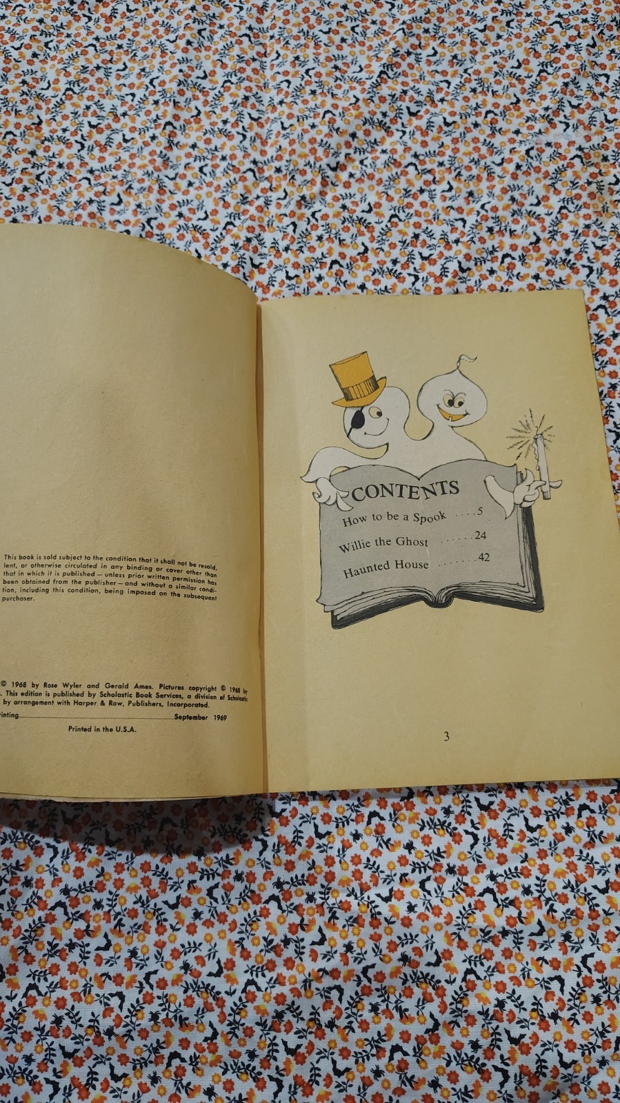 Spooky Tricks By Rose wyler And gerald Ames vintage paperback 1969 Halloween