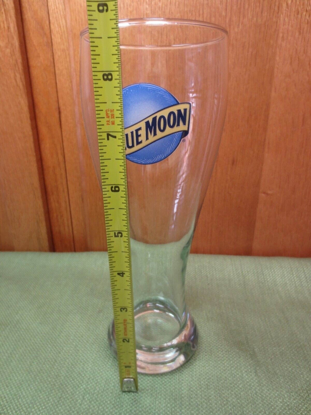 BLUE MOON PINT GLASS 16 OZ. 8 3/4&Prime; TALL