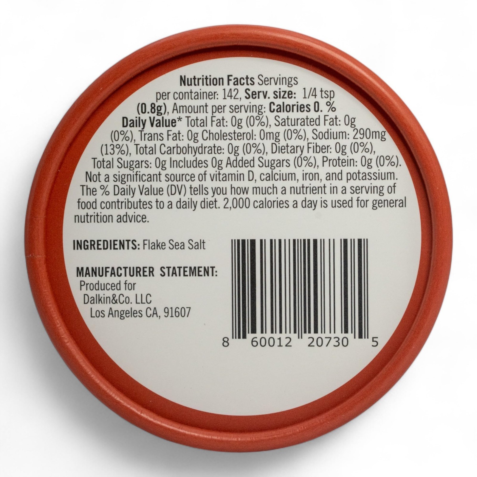 Natural Flake Sea Salt for Cooking & Baking, Artisan Finishing Salt, 4 Oz