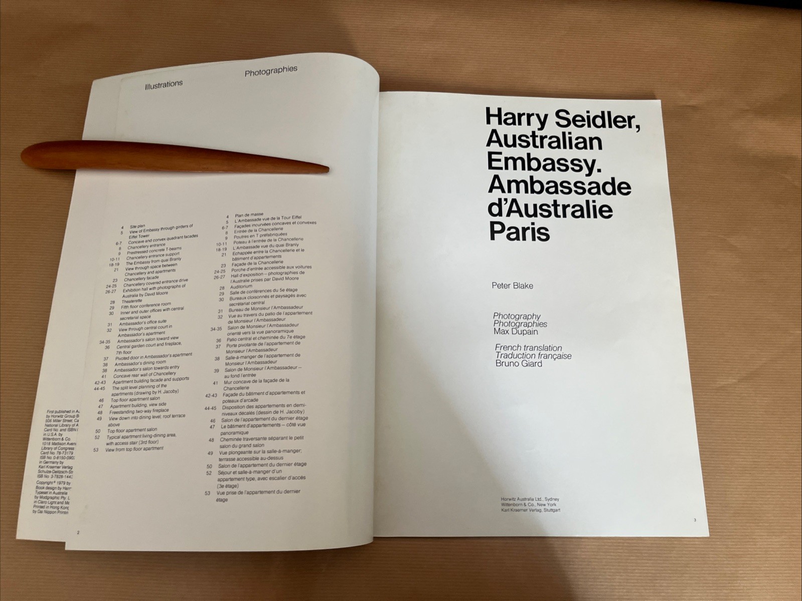 2 GREAT Harry Seidler Titles Two Towers + Australian Embassy Max Dupain Photos