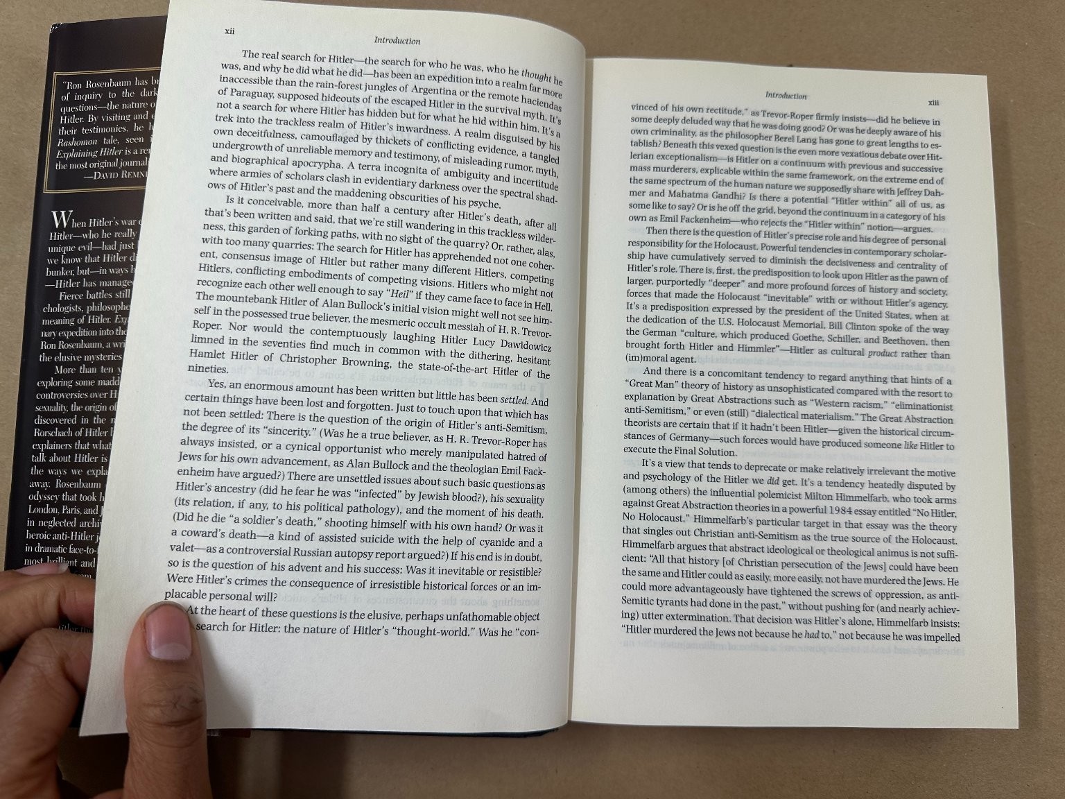 Explaining Hitler Ron Rosenbaum 1998 First Edition Historical Analysis