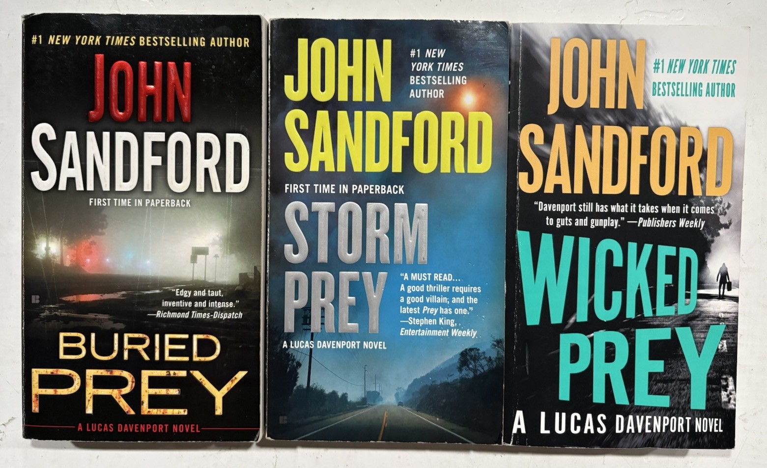 36 Book Lot Complete Lucas Davenport « PREY » Series #1-35+1 JOHN SANDFORD Set