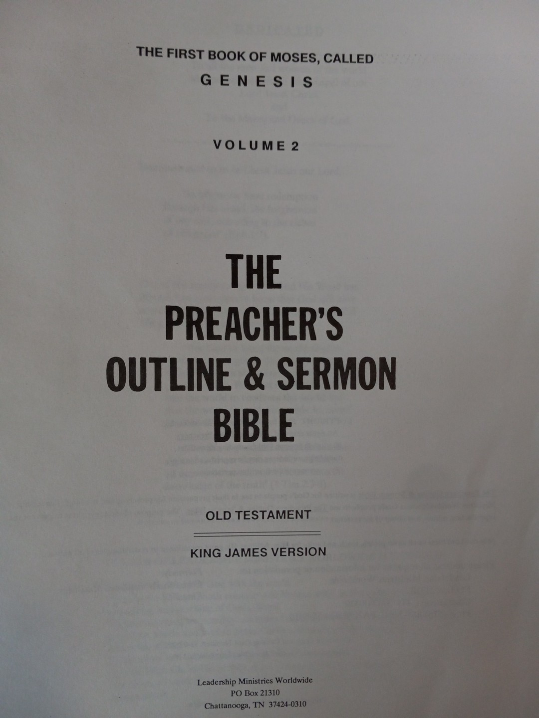 The Preacher&rsquo;s Outline & Sermon Bible KJV 3-Ring Binder Pick One