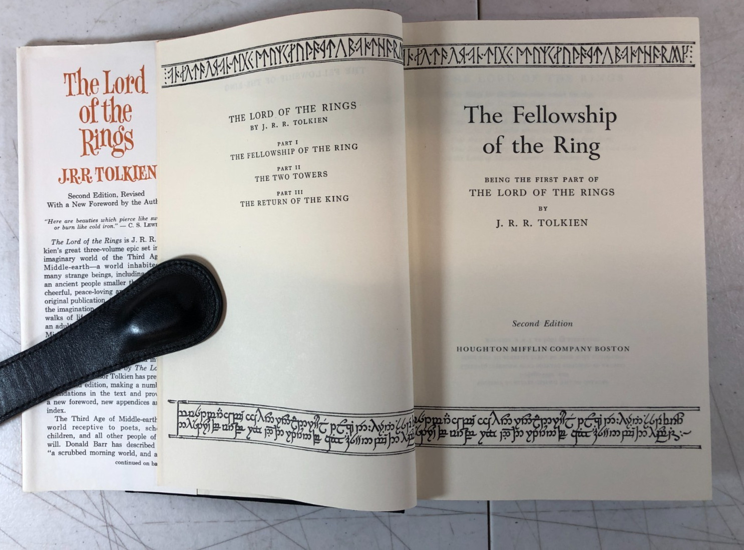 Lord Of The Rings Trilogy J.R.R. Tolkien 2nd Second Edition Maps 1965 Box Set